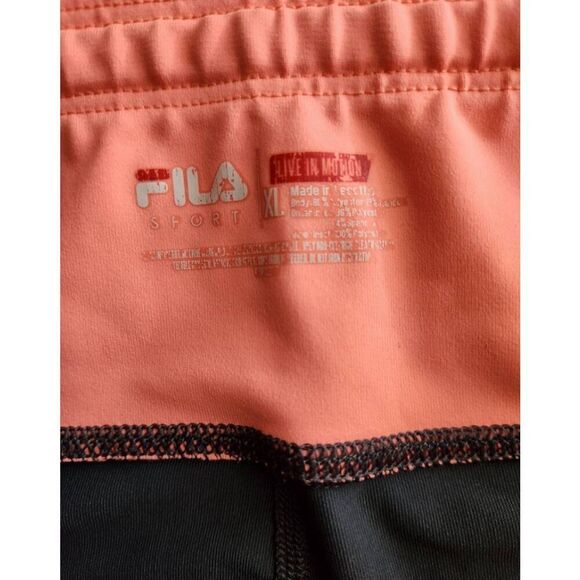 Fila XL pink/peach and grey Raserback top with matching capris AND Champion perf - Picture 8 of 14